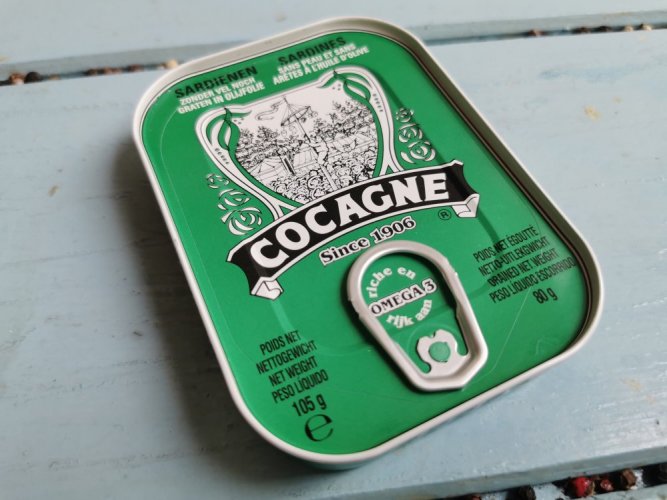 Cocagne vykostěné sardinky bez kůže v olivovém oleji 105g