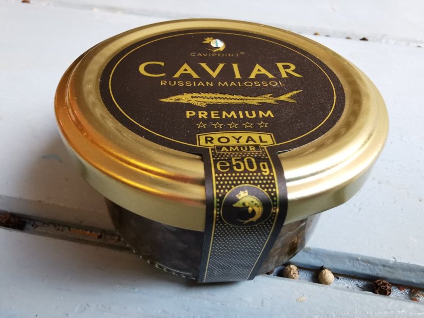 Kaviár z jesetera Amur royal 50g