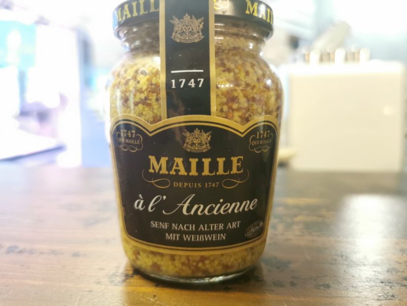 Hořčice hrubozrná s vínem 200ml Maille