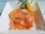 Smoked salmon sliced