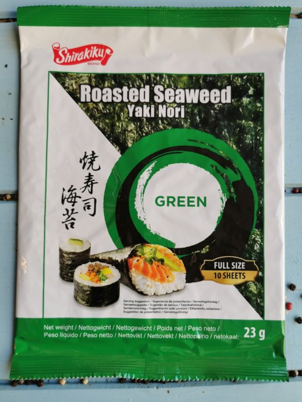 Nori řasa 10 plátků 23g