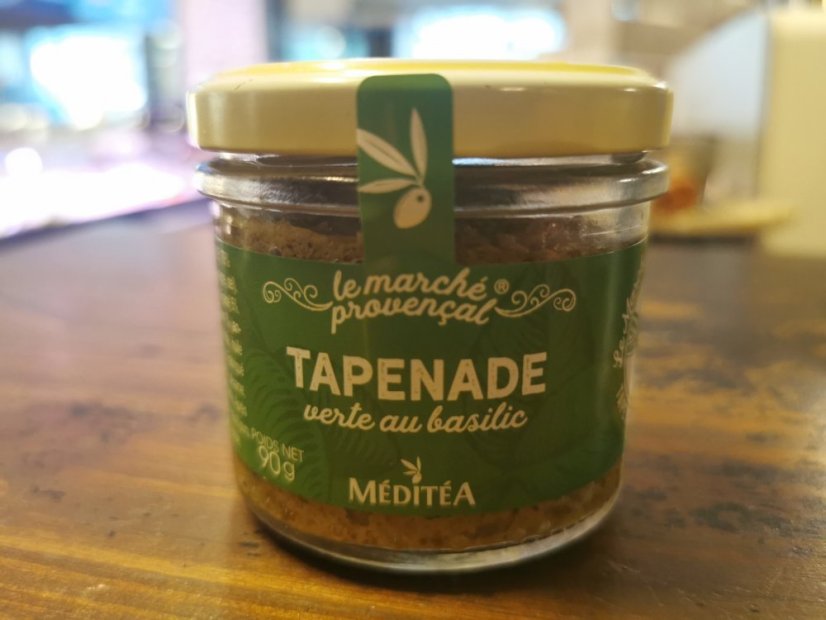 Tapenáda ze zelených oliv s bazalkou 90g