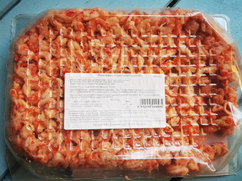 Vařené račí ocásky loupané 500g