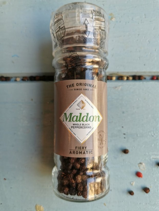 Pepř černý mlýnek Maldon 50g