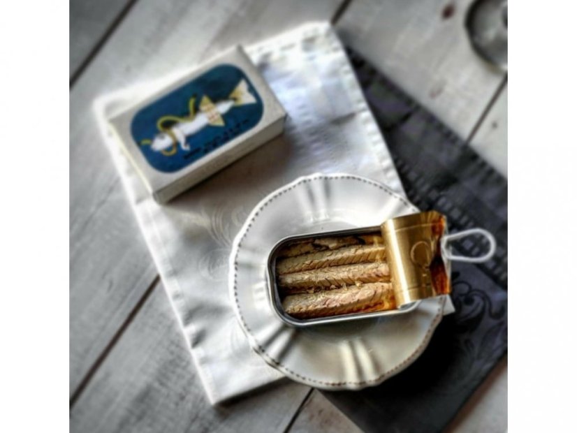 Mackerel fillets in olive oil 120g