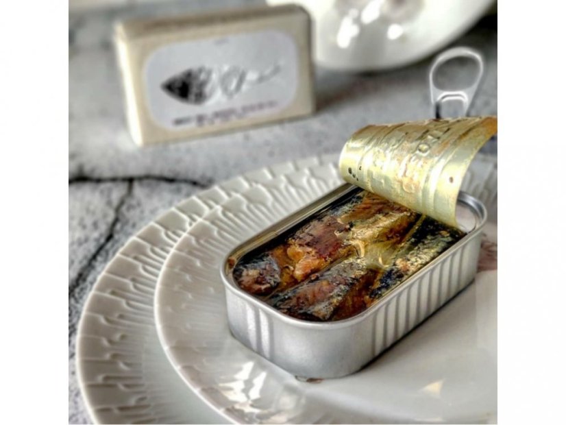 Zauzené malé makrely v olivovém oleji 120g