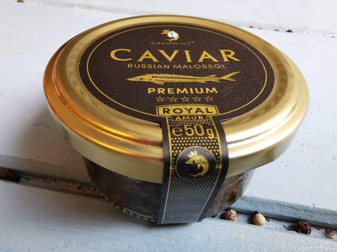 Sturgeon caviar  Amur Royal 50g