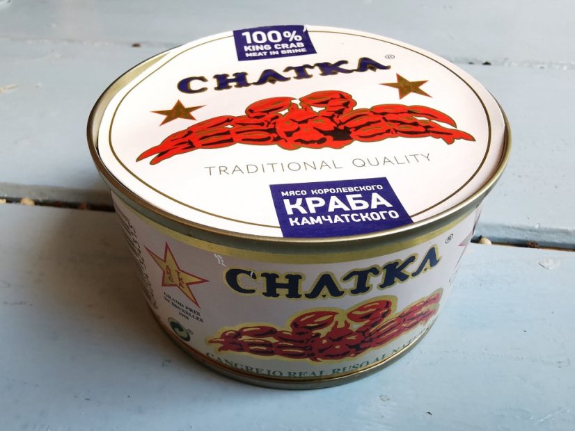 Chatka drť plechovka 165g