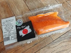 Dry Aged Arctic char fillet with skin (aged for at least 10 days)