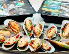 Slávka zelenoústá živá 800g (Nový Zéland)