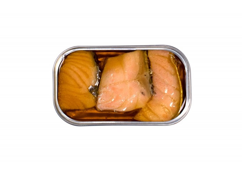 Uzený losos v extra panen. olivovém oleji 90g José
