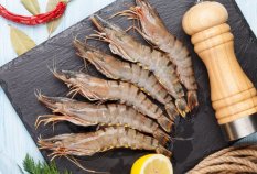 Fresh Tiger shrimps tails 16-20pc/kg (Not defrosted)