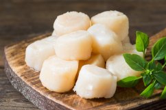 Mušle svatého Jakuba loupané (cca 4ks/100g) sashimi grade