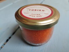TOBIKO caviár z létajícící ryby 80g oranžový