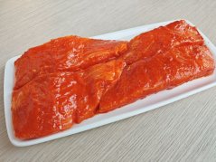 Marinovaný BIO losos filet s kůží bez kosti (Chilli-zázvorová marináda)