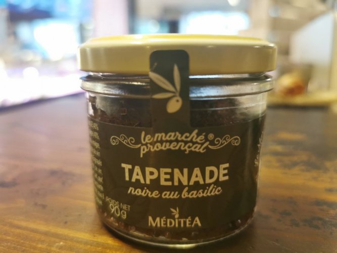 Black olive tapenade with basil 90g