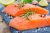 Organic salmon fillet with skin